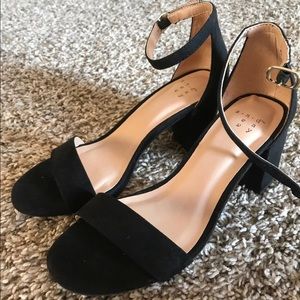 A New Day Ema Black Heels Size 5
